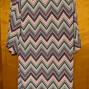 Studio One Multicolor Geometric Dress